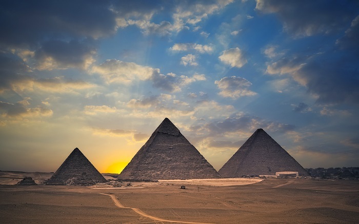 Photo Credit  http://74211.com/beautiful-sceneries-of-the-world-egypt-pyramids-are-huge-and-majestic-the-rising-sun-and-golden-light-make-them-sacred/