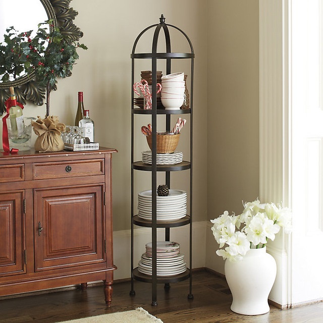 Photo Credit: http://www.houzz.com/photos/15962186/Lyon-Round-etagere-traditional-display-and-wall-shelves 