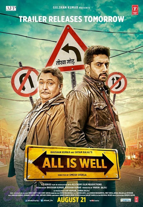 Photo Credit http://www.boxofficemovies.in/now/bollyges/all-is-well-movie-teaser-poster-announcing-the-release-of-trailer-tomorrow-on-1-july-2015/