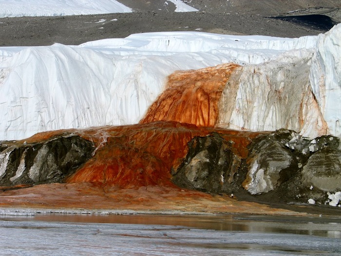 Photo Credit http://twentytwowords.com/blood-falls-an-antarctic-waterfall-of-primordial-ooze/ 