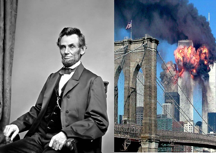  Photo Credit http://www.sonofthesouth.net/slavery/abraham-lincoln/portrait-lincoln-sitting.htm  http://www.telegraph.co.uk/news/picturegalleries/worldnews/8739384/911-anniversary-in-pictures-the-attack-on-the-World-Trade-Center-in-New-York.html?image=3