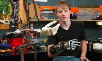 Photo Credit http://soulspottv.com/blog/14-yearold-builds-affordable-3d-printed-robotic-prosthetic-arm/