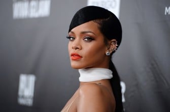 FILE - This Oct. 29, 2014 file photo shows Rihanna at the 2014 amfAR Inspiration Gala at Milk Studios in Los Angeles. Rihanna will host her first Diamond Ball on Dec. 11 to benefit her foundation that promotes education and arts globally. (Photo by Jordan Strauss/Invision/AP, File)